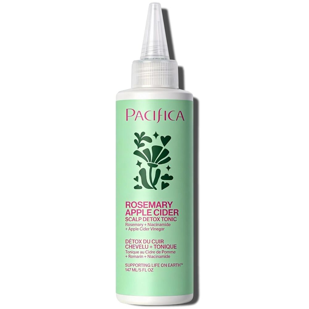 Pacifica Beauty Rosemary Apple Cider Scalp Detox Tonic Exfoliator Vinegar 5 oz